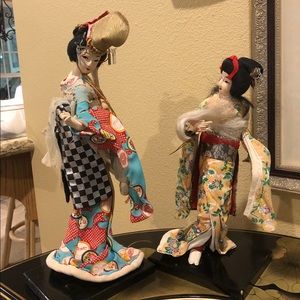 Authentic geisha dolls from Japan